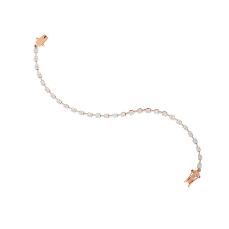 Stunning Single Line Diamond Bracelet