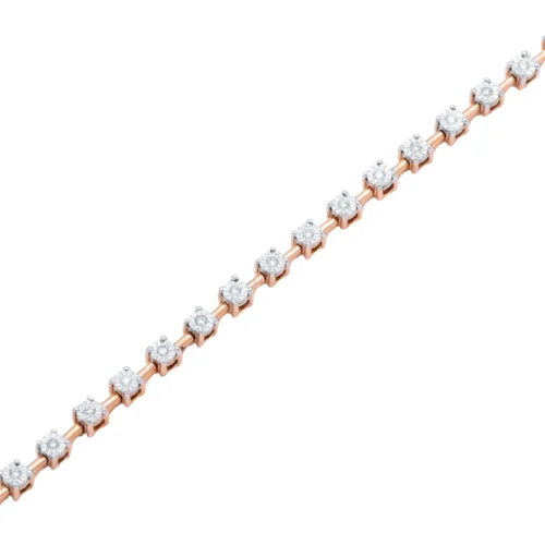 Stunning Single Line Diamond Bracelet