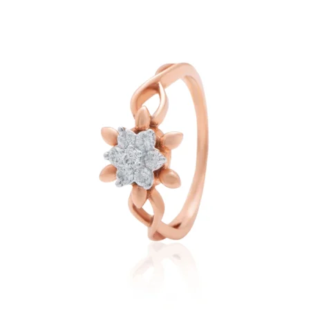 Traditional Floral Diamond Ring