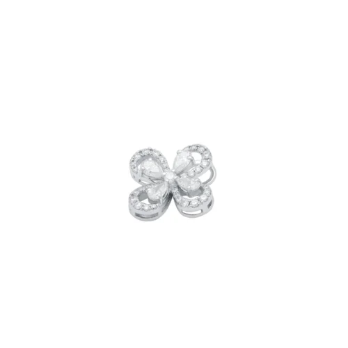 Blooming Love A White Gold Diamond Pendant