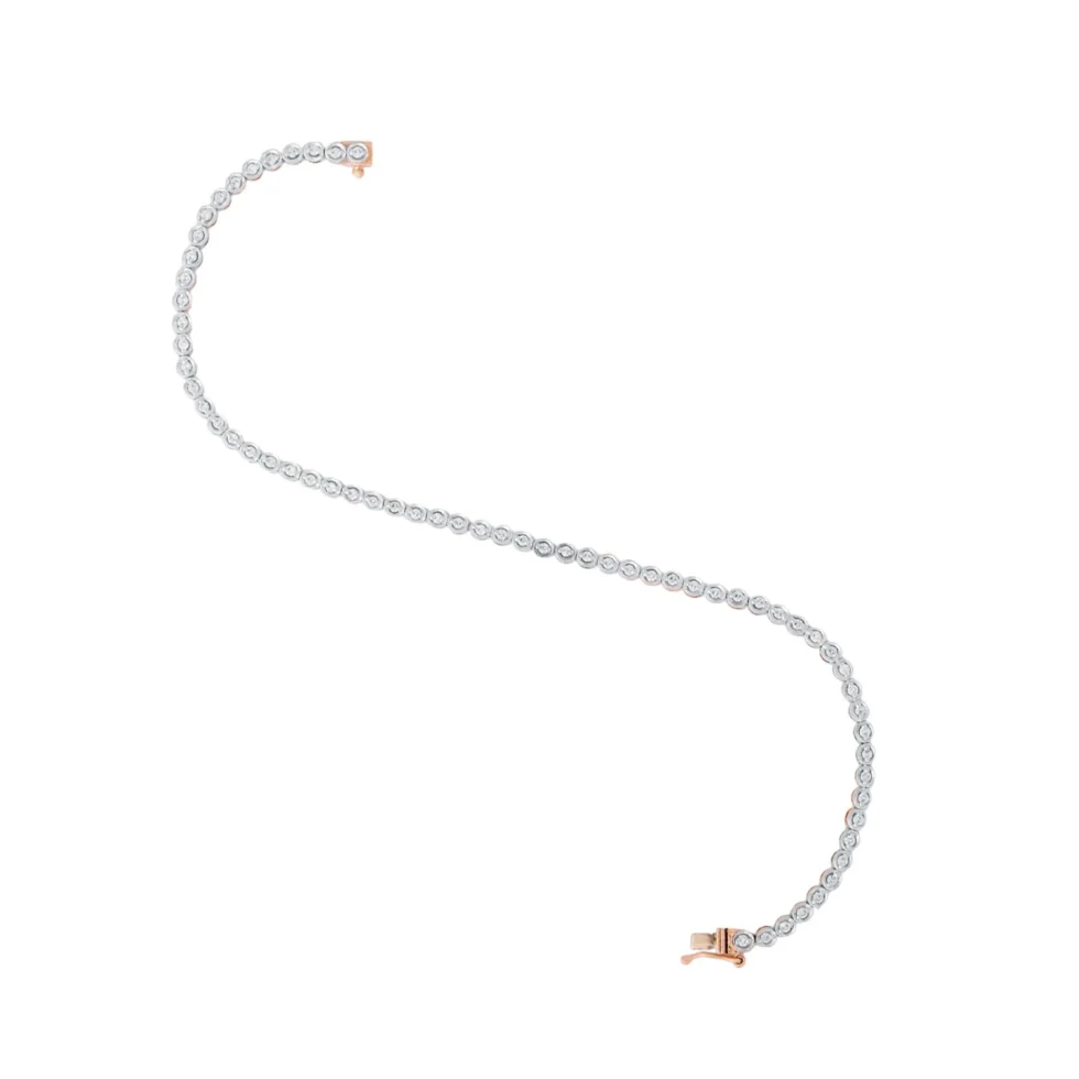 Poetic Gleam Single Line Diamond Bracelet 1 Poetic Gleam Single Line Diamond Bracelet