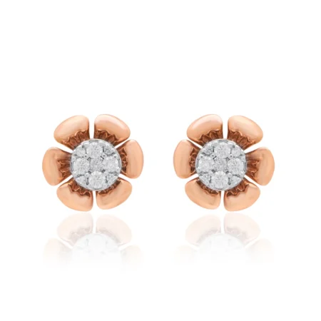 Forever Blooming Diamond Studs And Earrings