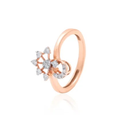 Aura Of Minimal Diamond Ring For Casual Wear