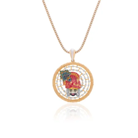 Elegant Shyam Baba Diamond Pendant Design