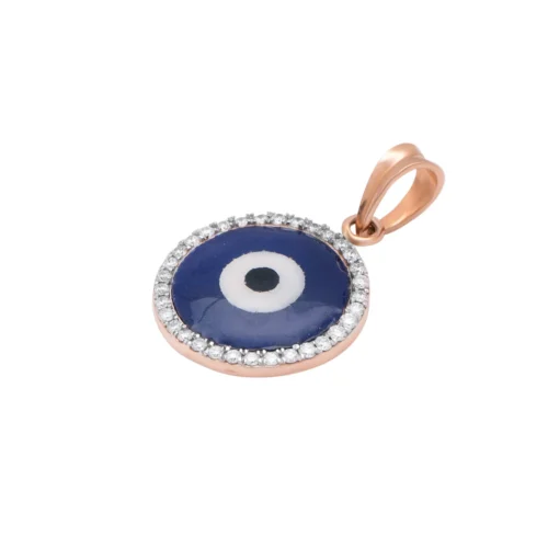 Cosmic Evil Eye Diamond Pendant