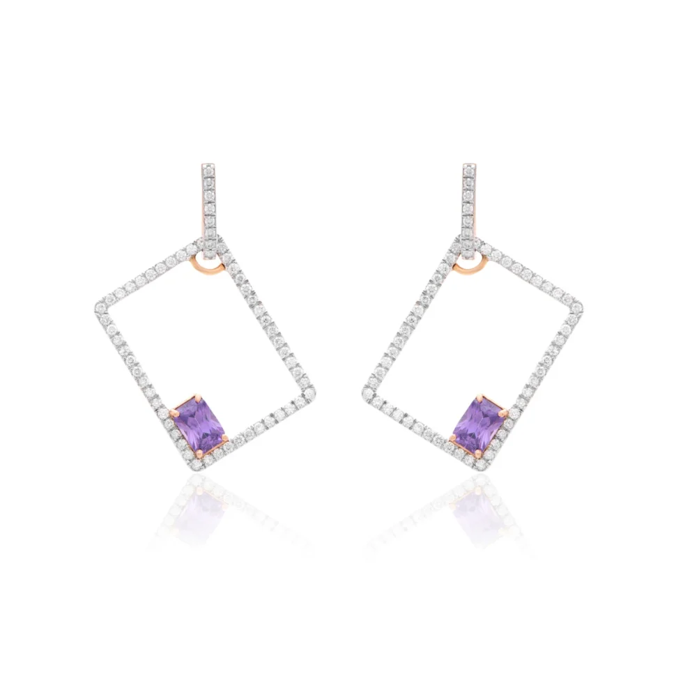 Love on The Side Diamond Earrings 1 Love on The Side Diamond Earrings