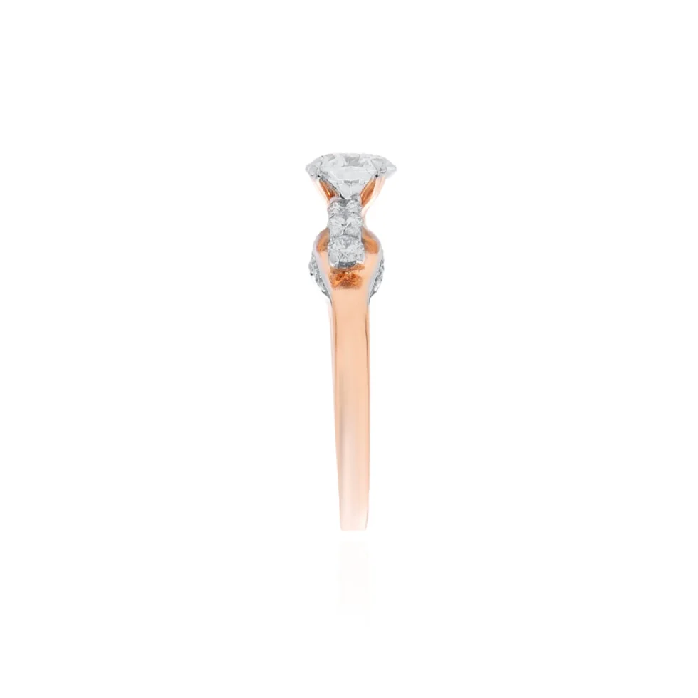 Infinity Spark Solitaire Diamond Ring For Women