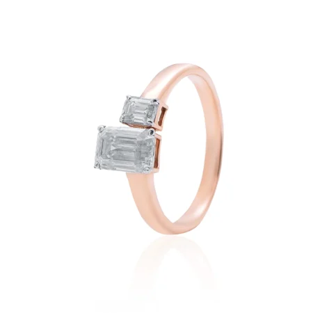 Dazzling Solitaire Diamond Ring (Solitaire Prices Separate)