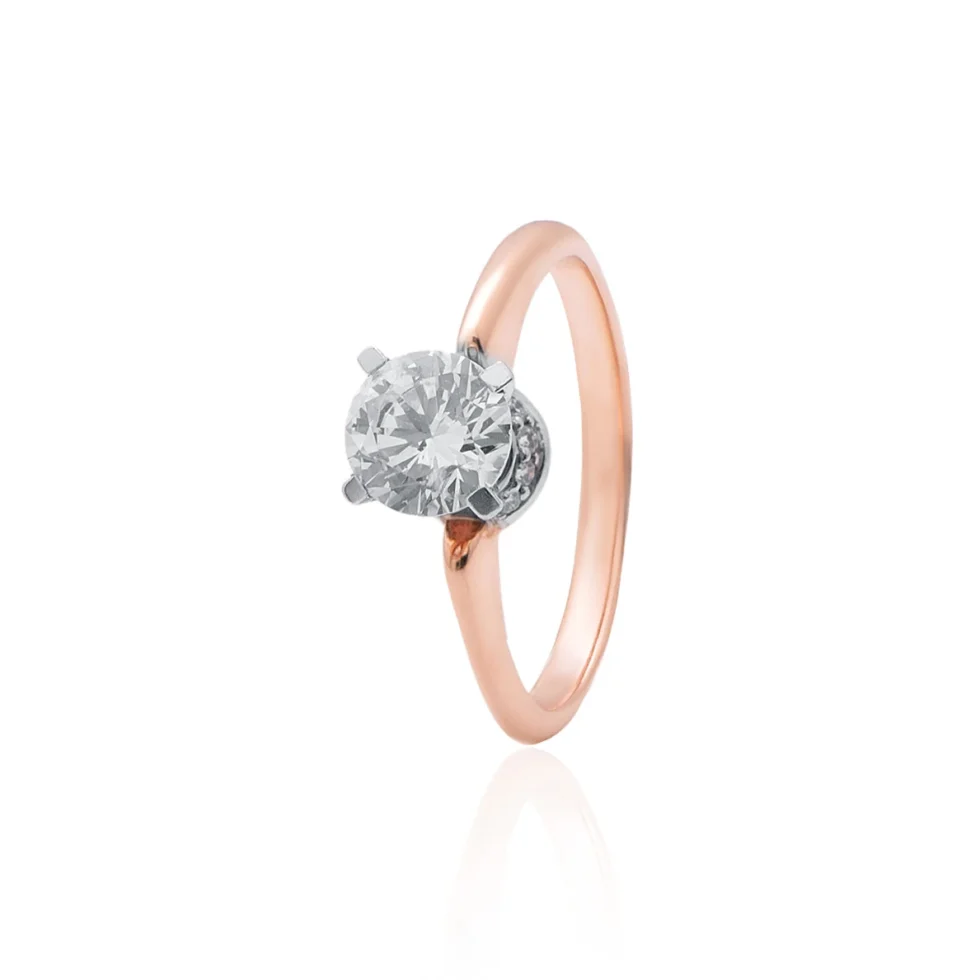 Classic Bliss Solitaire Diamond Ring (Solitaire Prices Separate) 1 Classic Bliss Solitaire Diamond Ring (Solitaire Prices Separate)