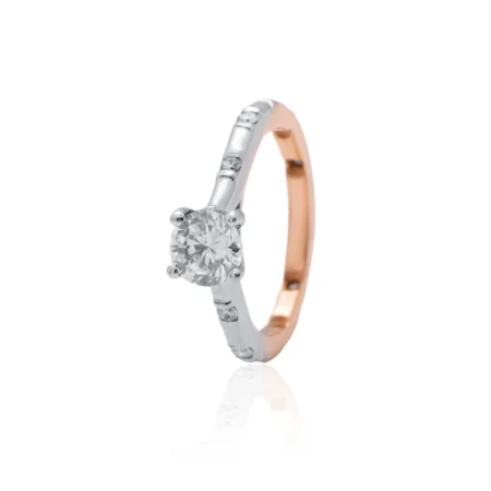 Heavenly Vibe Solitaire Diamond Ring (Solitaire Prices Separate)