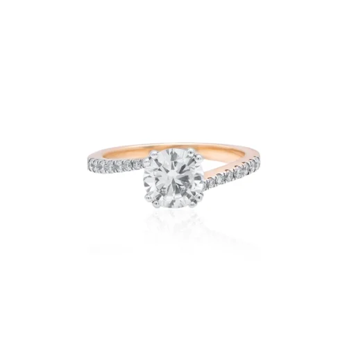 Classic Charming Solitaire Finger Ring For Women