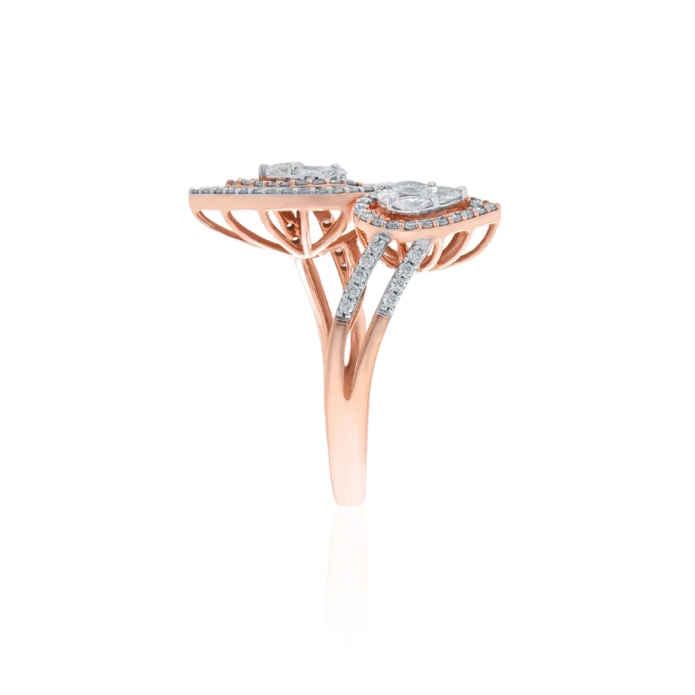 Twilight Pear Diamond Ring