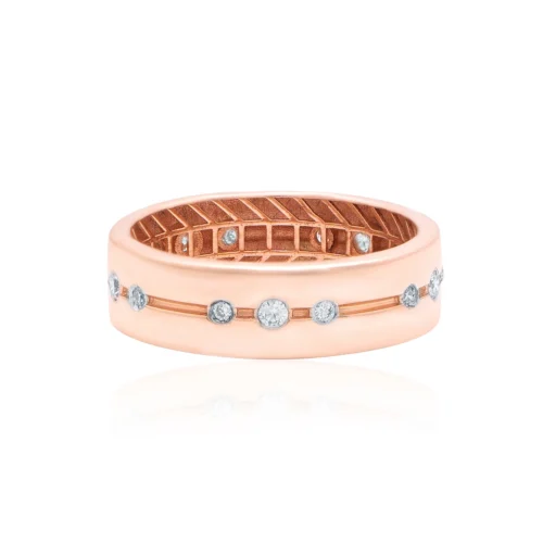 Subtle Spark Diamond Finger Ring For Men