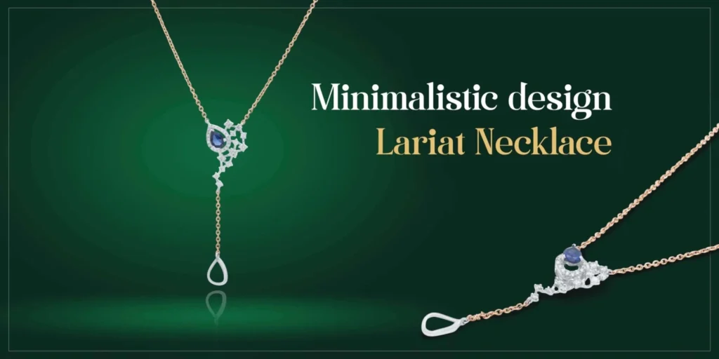Minimalistic Design Lariat Necklace