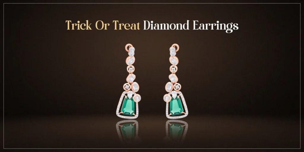 Trick Or Treat Diamond Earrings