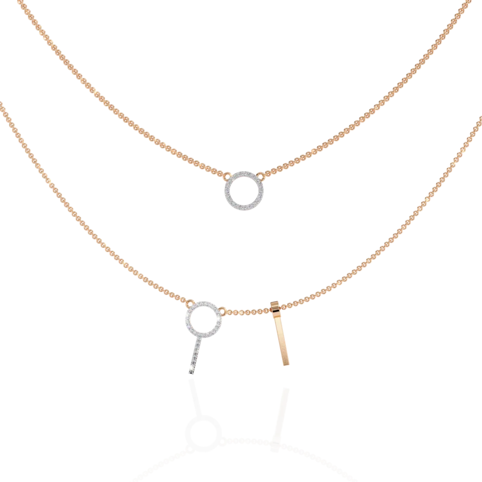 Linear Loop Necklace