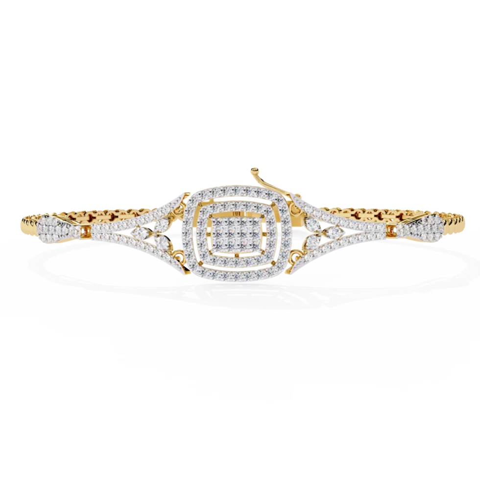 Radiant Diamond Embrace Bracelet 1 Buy Radiant Diamond Embrace Bracelet online in India