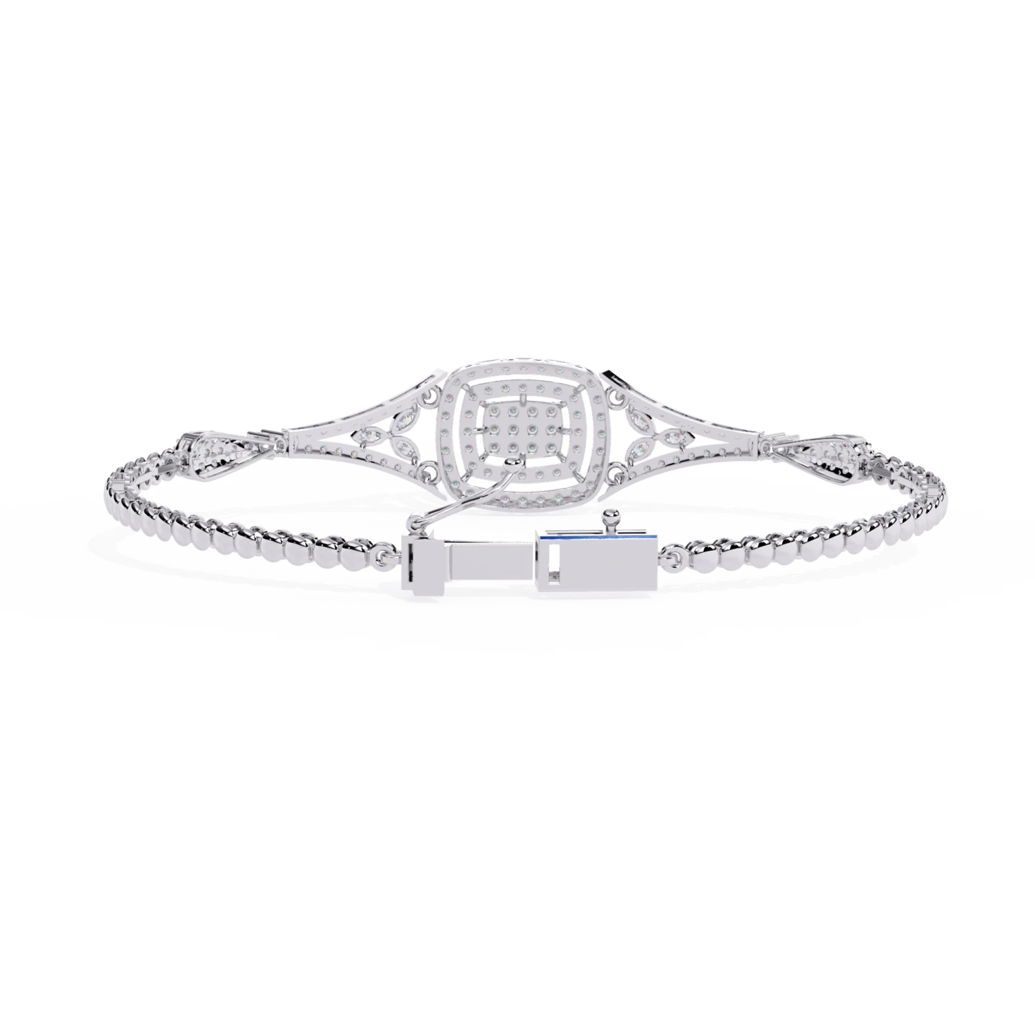 Radiant Diamond Embrace Bracelet