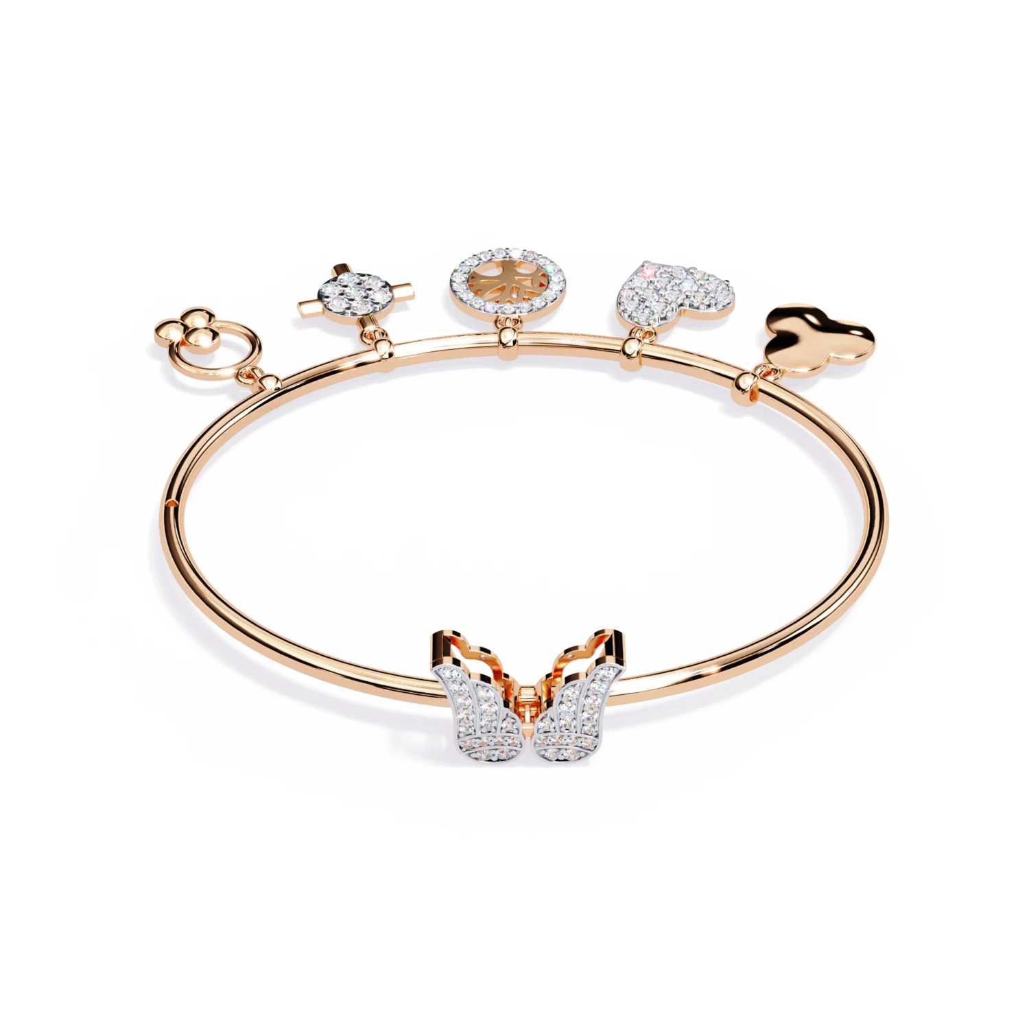 Batterfly Delight Charm Bracelet