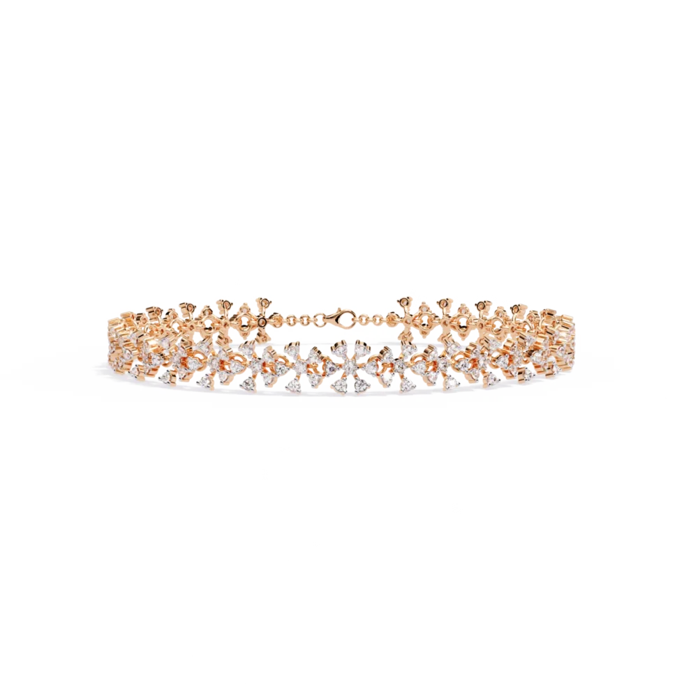 Dazzle Lily Diamond Bracelet