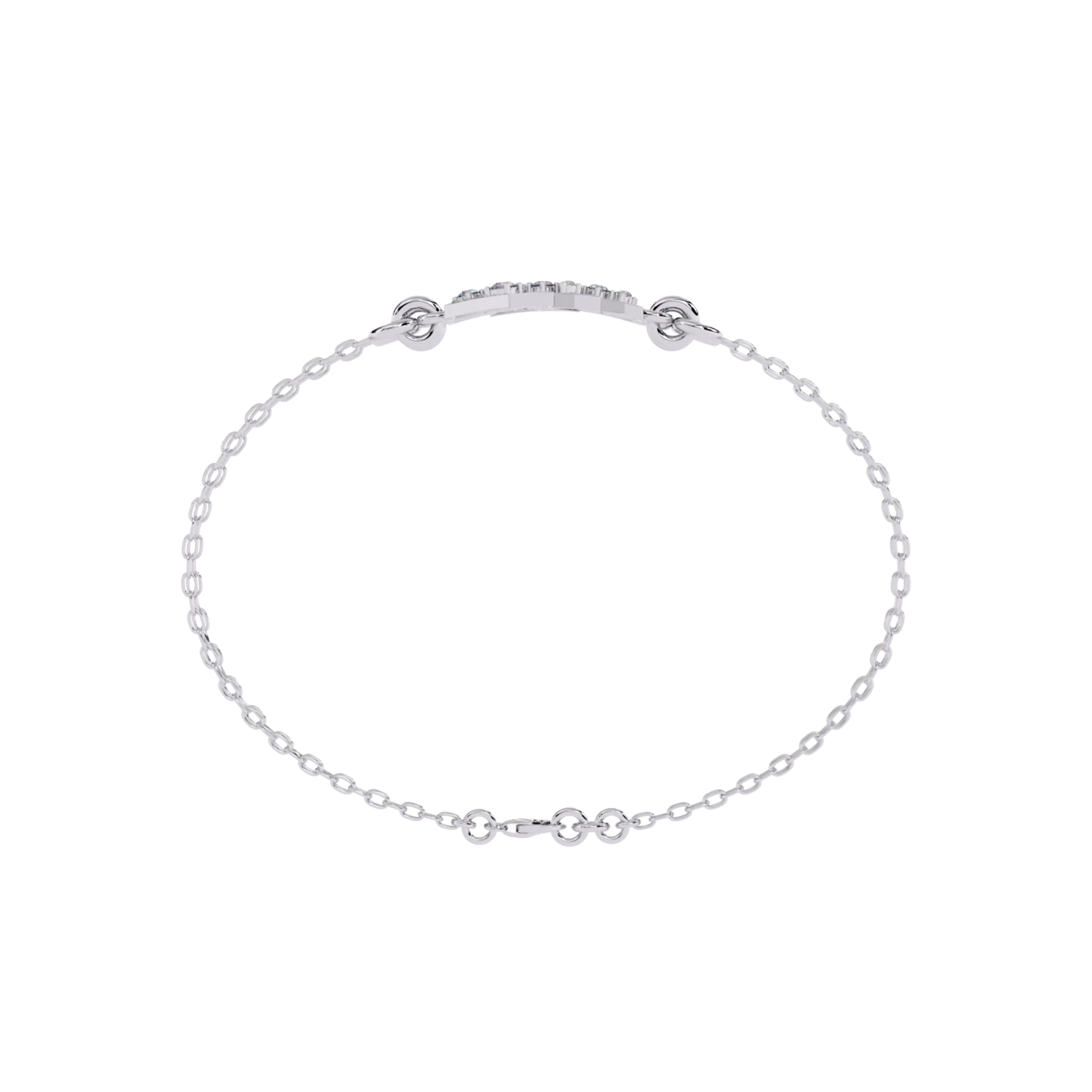 Interlocked Triangle Bracelet