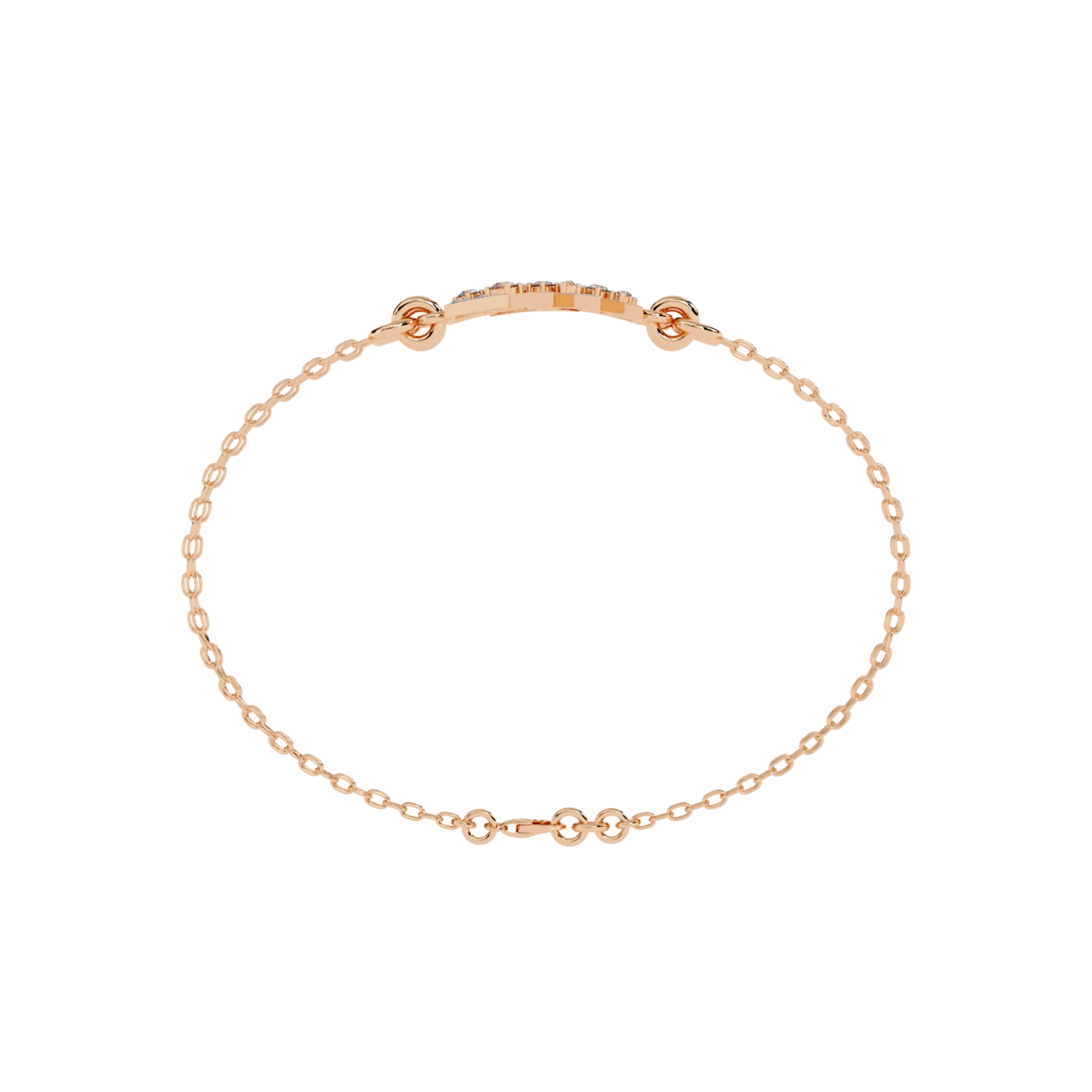 Interlocked Triangle Bracelet
