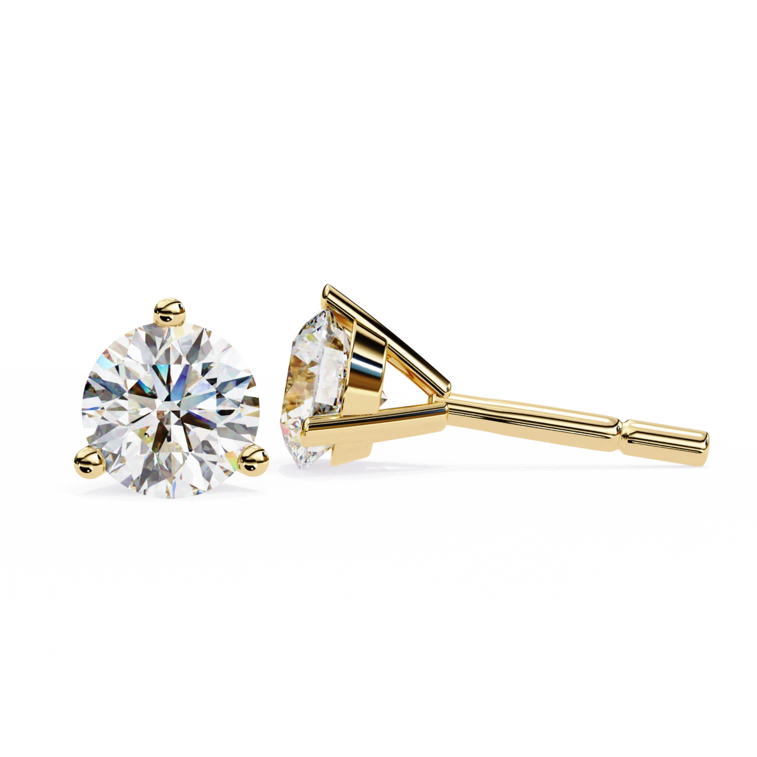 Contemporary Solitaire Stud