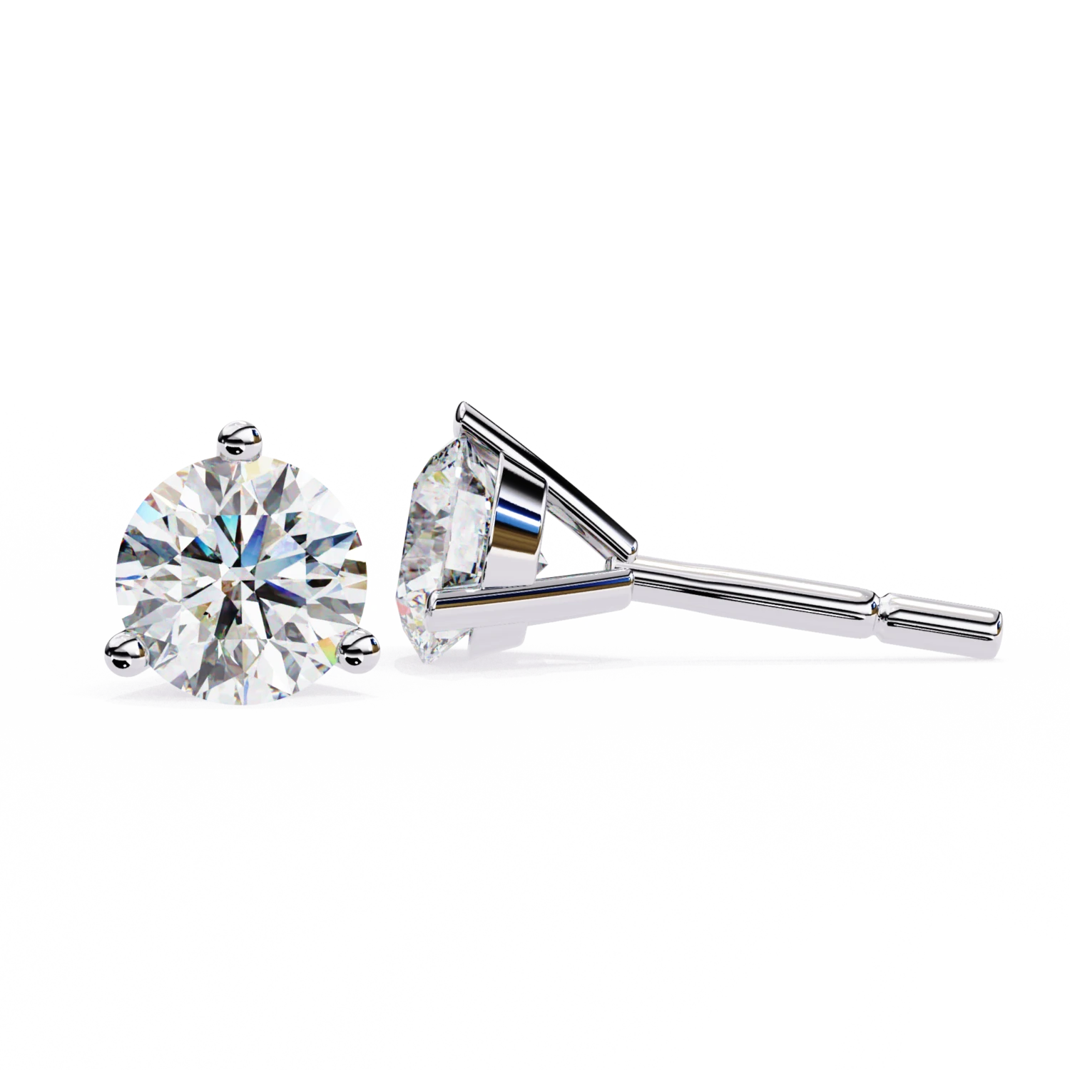 Contemporary Solitaire Stud