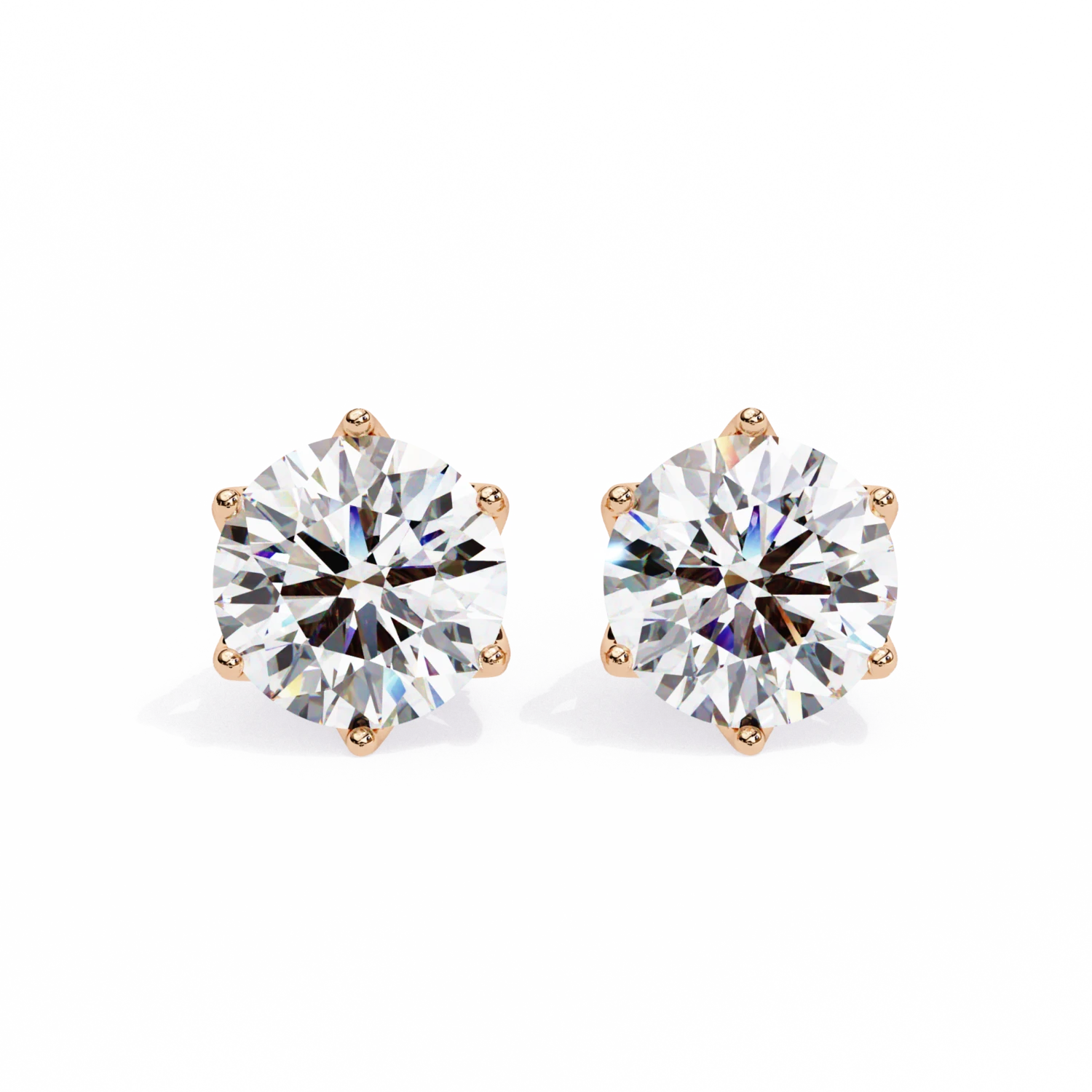 Crescent Solitaire Stud