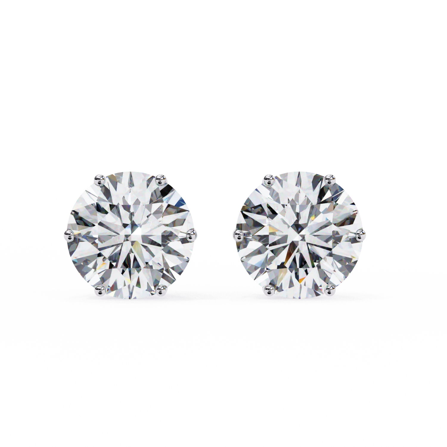 Rectangular Stepcut Solitaire Stud