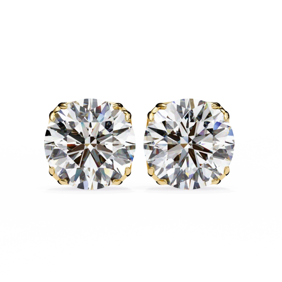 Brilliance Stud Earrings (Solitaire Prices Separate) 1 Brilliance Stud Earrings