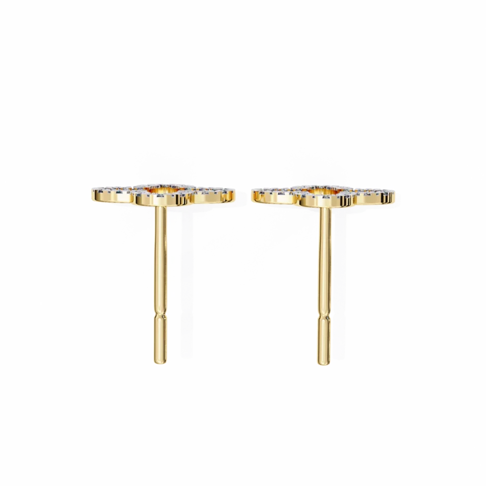 Clover Key Earrings