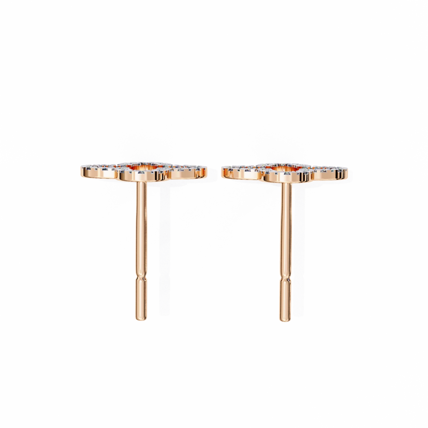 Clover Key Earrings