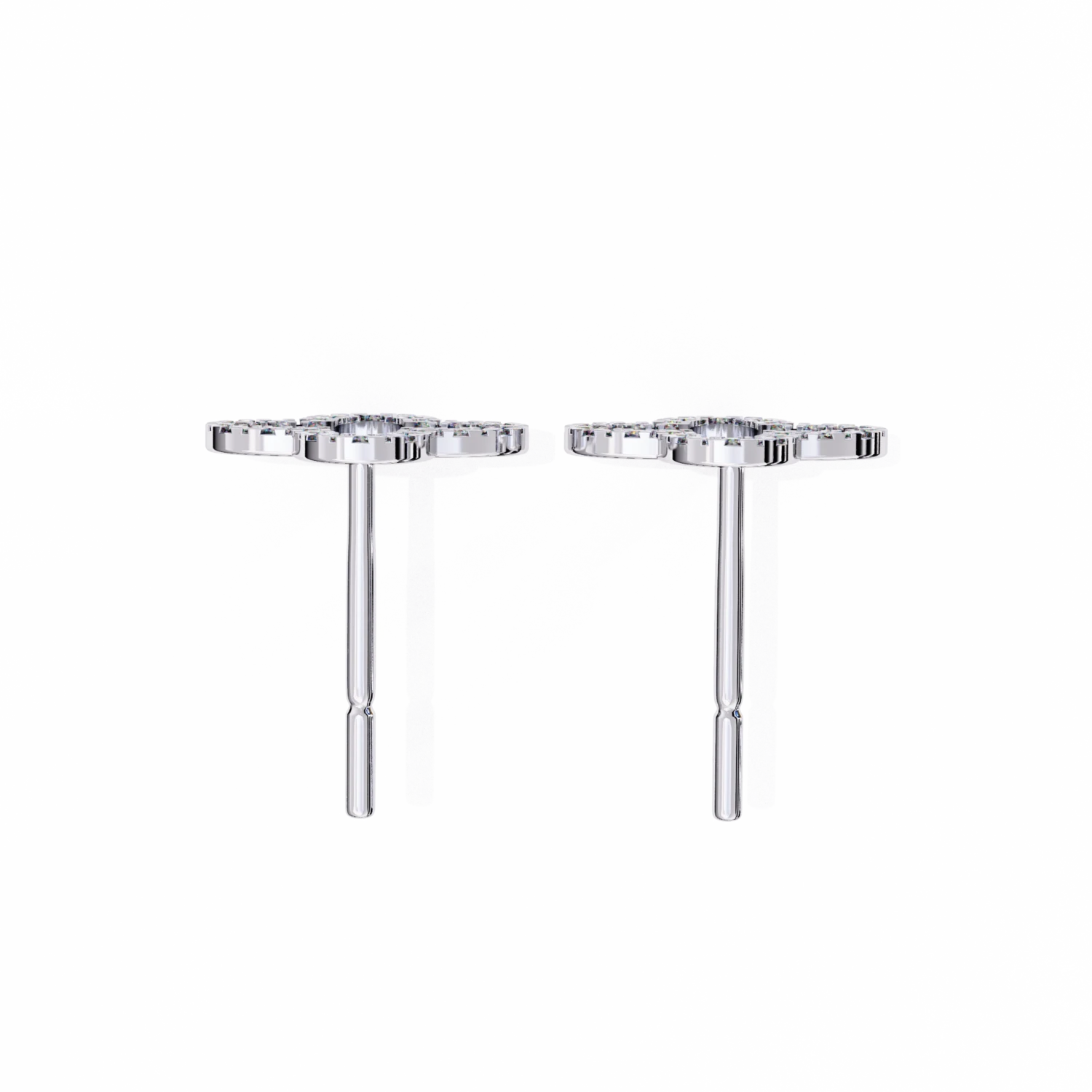 Clover Key Earrings