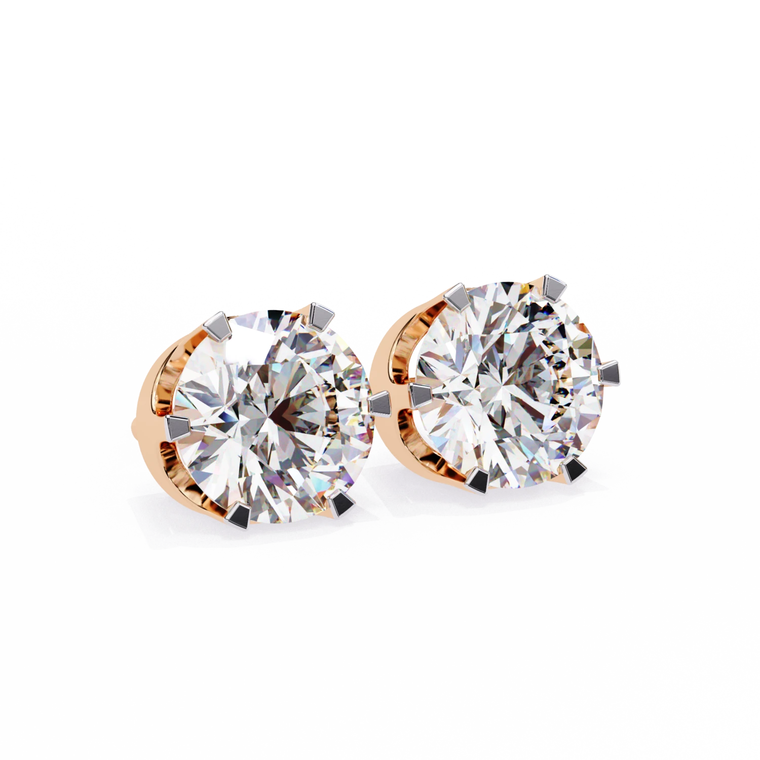 Sparkling Perfection Studs (Solitaire Prices Separate)
