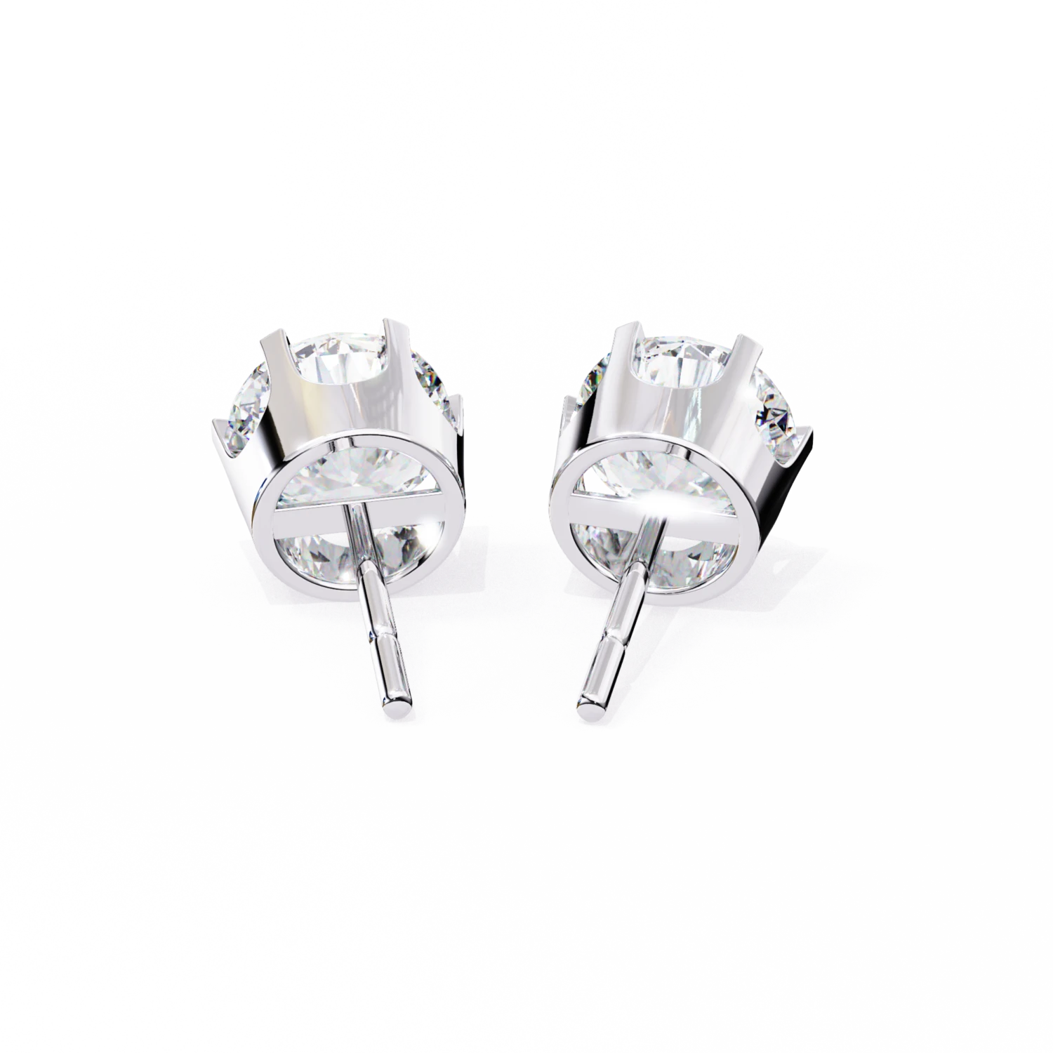 Sparkling Perfection Studs (Solitaire Prices Separate)