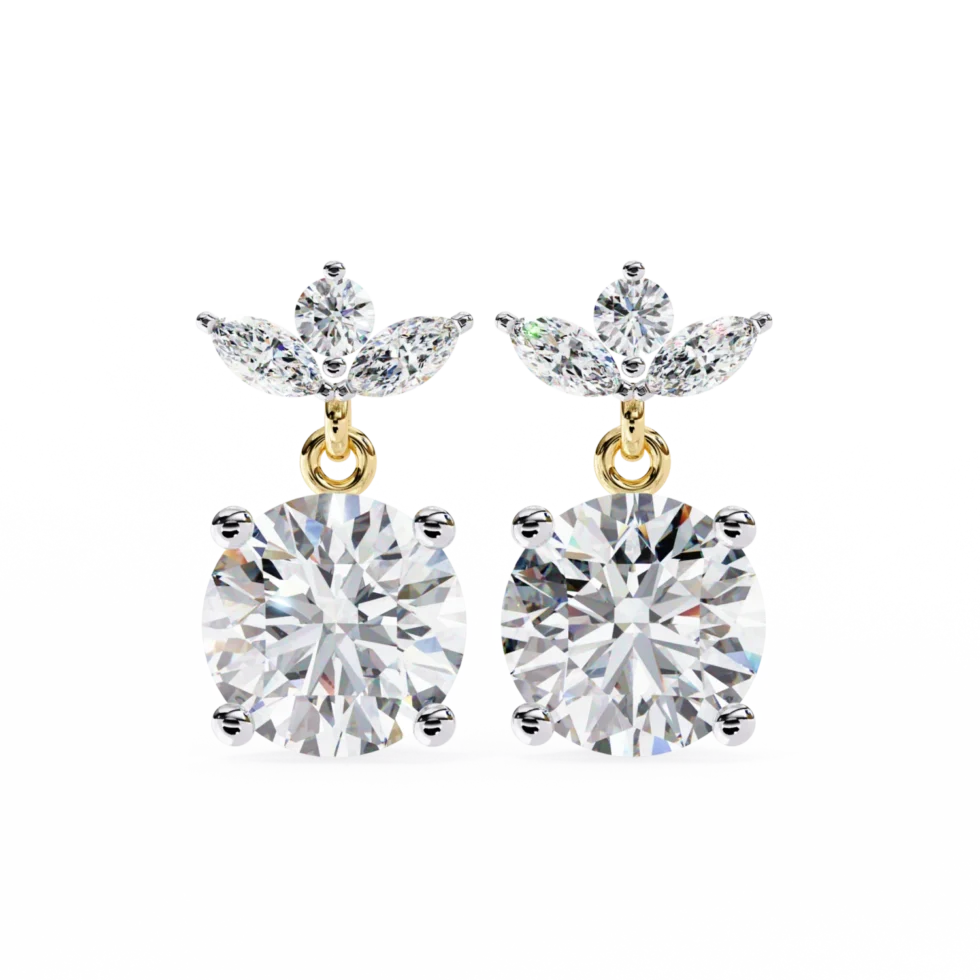 Glimmering Earrings (Solitaire Prices Separate) 1 ER14036A
