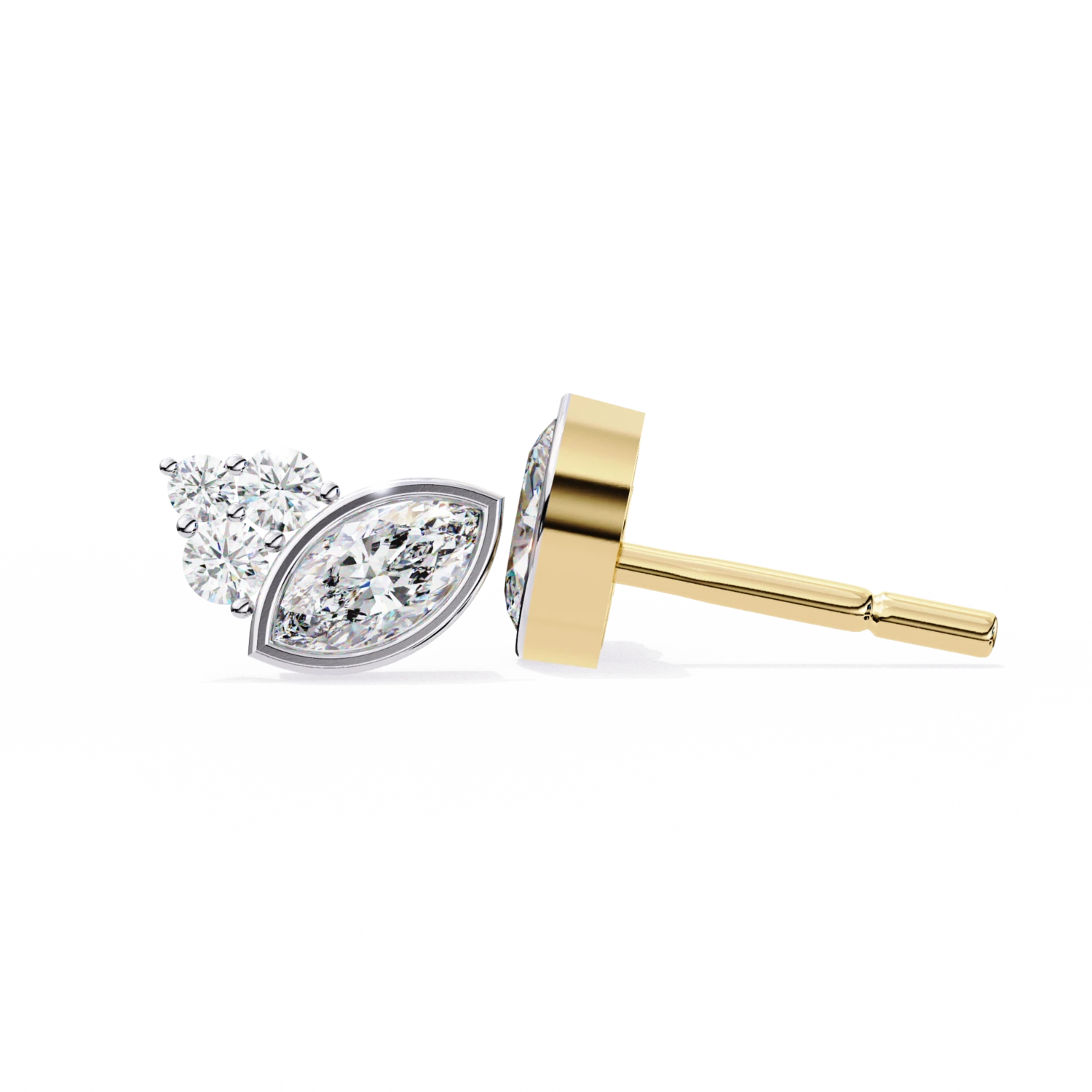 Leaf Embrace Diamond Earrings