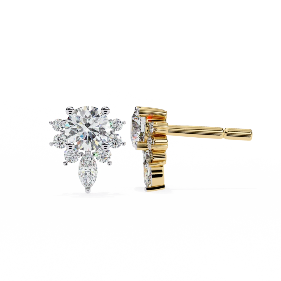 Brilliant Blossom Stud Earrings 1 ER14039A