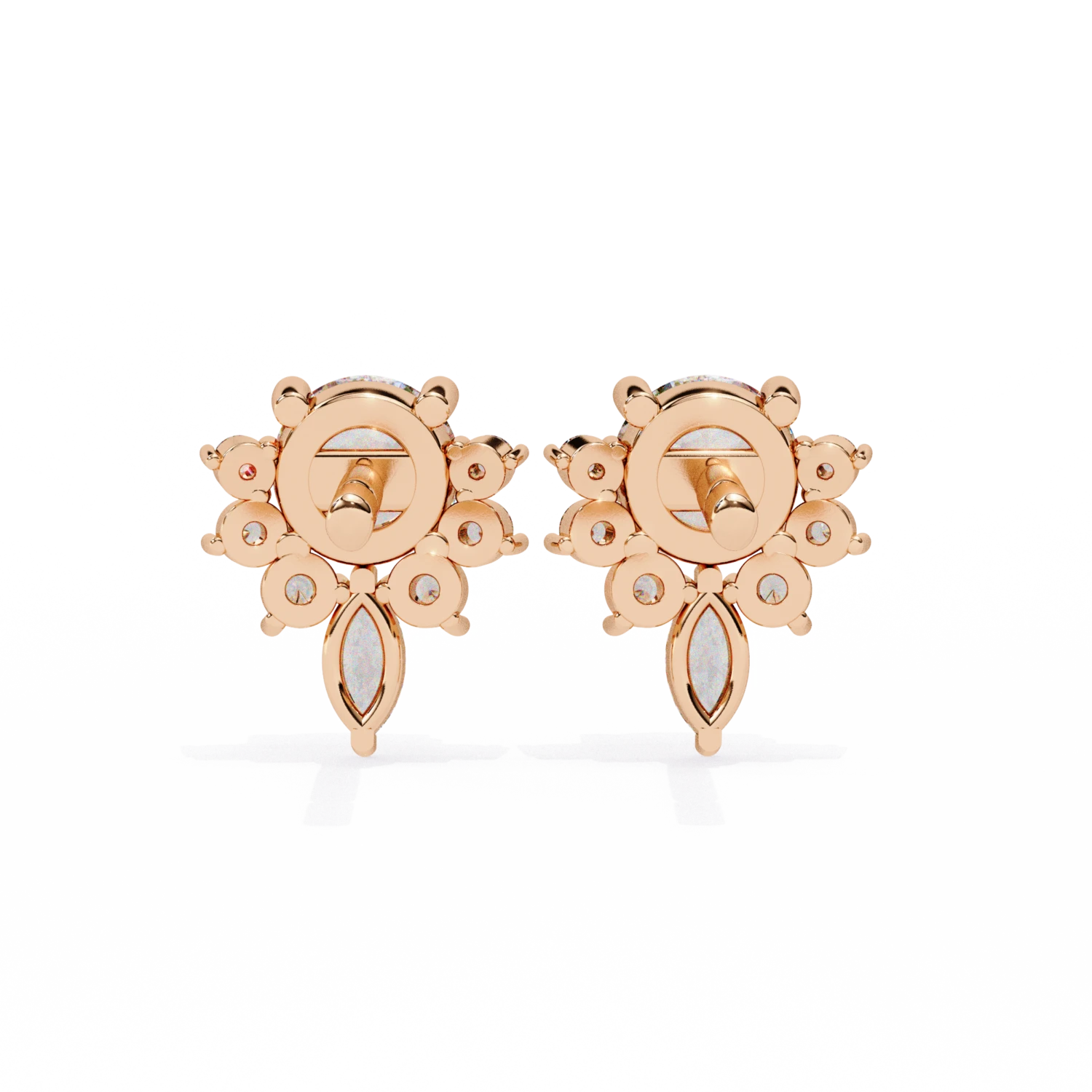 Brilliant Blossom Stud Earrings
