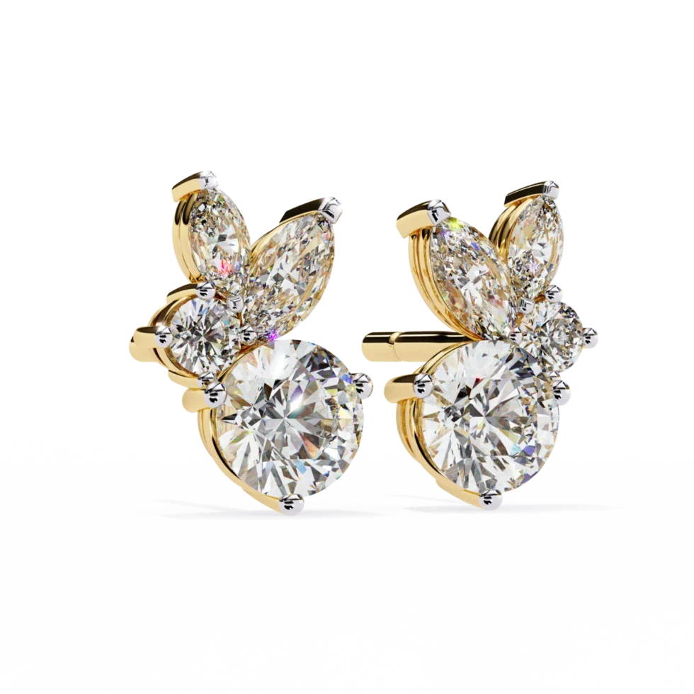 Radiant Blossom Stud (Solitaire Prices Separate) 1 ER14040A